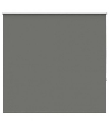 vidaXL Roller Blind Blackout Grey 165x130 cm Fabric Width 161.6 cm Polyester