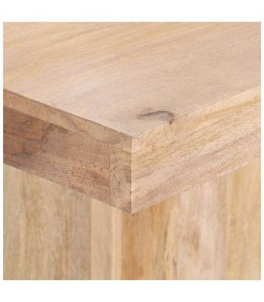 vidaXL Dining Table 120x120x77 cm Solid Mango Wood