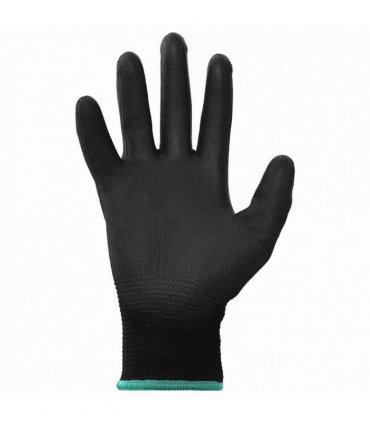vidaXL Work Gloves 24 pcs Black 11 / XXL Polyester