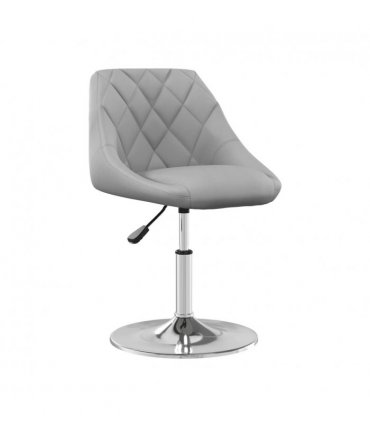 vidaXL Swivel Dining Chairs 2 pcs Light Grey Velvet