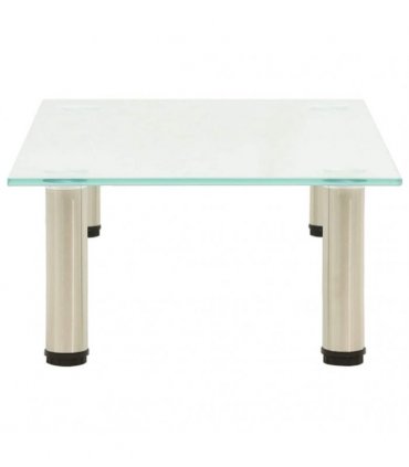 vidaXL TV Stand Frosted 60x35x17 cm Tempered Glass