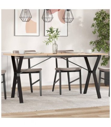vidaXL Dining Table Legs Y-Frame 140x60x73 cm Steel