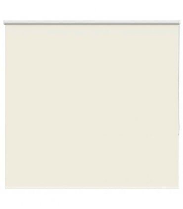 vidaXL Roller Blind Blackout Off White 165x150 cm Fabric Width 161.6 cm Polyester