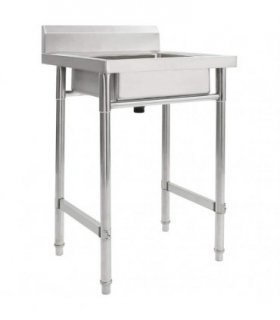 vidaXL Kitchen Sink Single Basin Stainless Steel