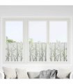 vidaXL Window Films 4 pcs Frosted Bamboo Pattern PVC
