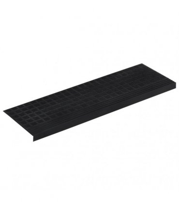 vidaXL Stair Treads 10 pcs 25x75 cm Rubber