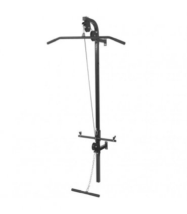 vidaXL Wall-mounted Power Tower with Barbell and Dumbbell Set 60.5 kg