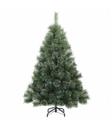 vidaXL Artificial Hinged Christmas Tree Snow Flocked Green 150 cm