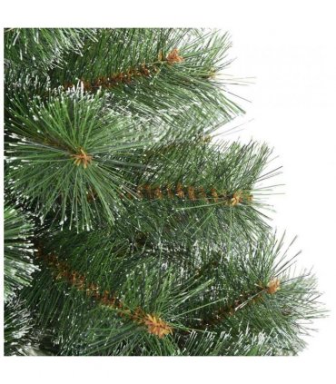 vidaXL Artificial Hinged Christmas Tree Snow Flocked Green 150 cm