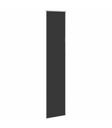 vidaXL Roller Blind Blackout Black 40x210 cm Fabric Width 35.7 cm Polyester