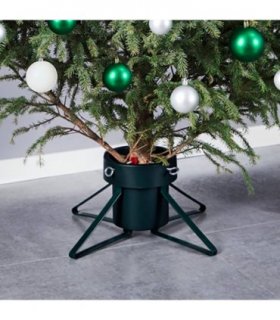 vidaXL Christmas Tree Stand Black 46x46x19 cm