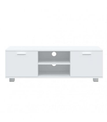 vidaXL TV Cabinet White 120x40.5x35 cm Engineered Wood