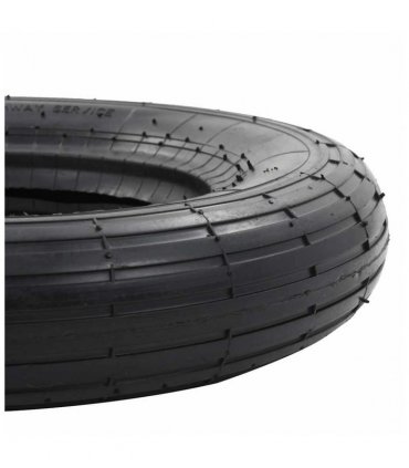 vidaXL Tyre | Black | Rubber | 3.50-8 | Heavy Weight Endurance | Tyre | Circular