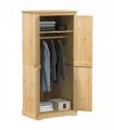 vidaXL Wardrobe Corona 76x50x170 cm Solid Wood Pine
