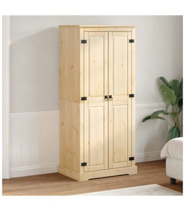 vidaXL Wardrobe Corona 76x50x170 cm Solid Wood Pine