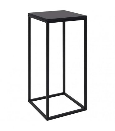 vidaXL Side Tables 2 pcs Black Steel