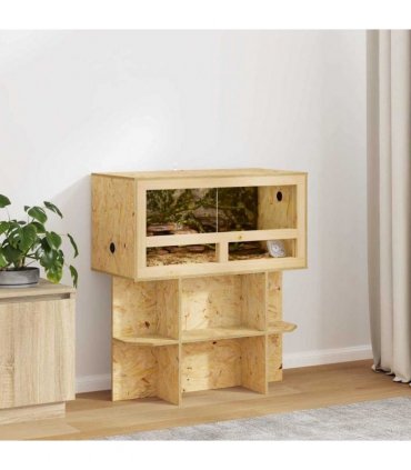 vidaXL Terrarium Brown 80 x 40 x 90 cm OSB