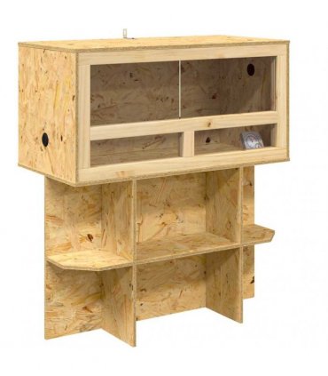 vidaXL Terrarium Brown 80 x 40 x 90 cm OSB