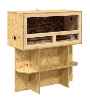 vidaXL Terrarium Brown 80 x 40 x 90 cm OSB