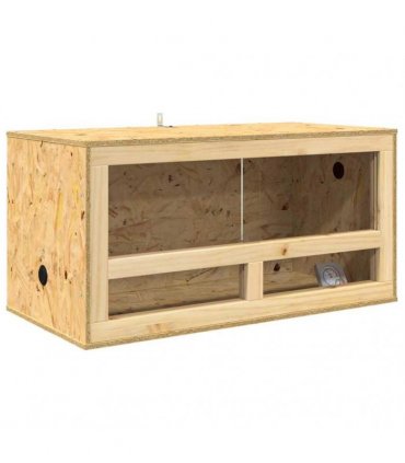 vidaXL Terrarium Brown 80 x 40 x 90 cm OSB