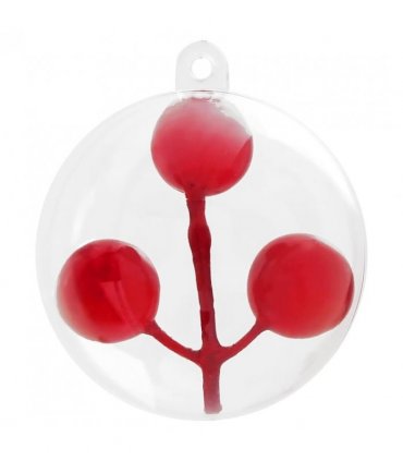 vidaXL Christmas Bauble Set 25 pcs Transparent Ø 10 cm Plastic