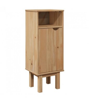 vidaXL Bathroom Wall Cabinet OTTA 35x30x55 cm Solid Wood Pine