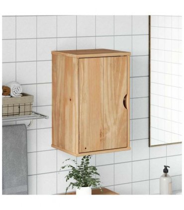 vidaXL Bathroom Wall Cabinet OTTA 35x30x55 cm Solid Wood Pine