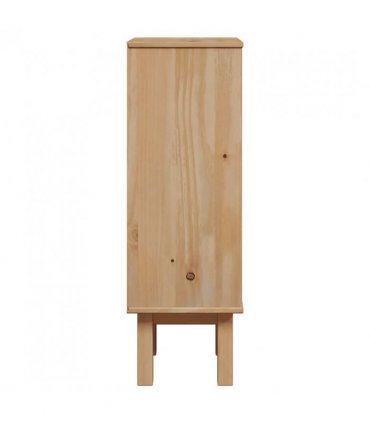 vidaXL Bathroom Wall Cabinet OTTA 35x30x55 cm Solid Wood Pine