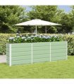 vidaXL Planter Green 240 x 40 x 75 cm Steel