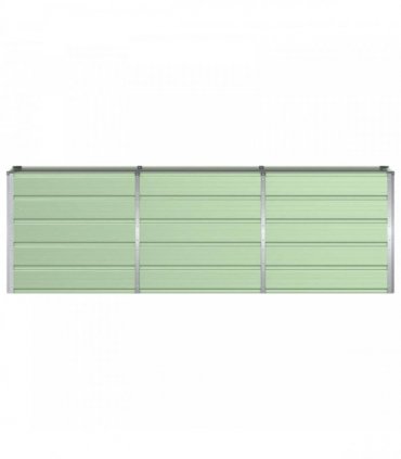 vidaXL Planter Green 240 x 40 x 75 cm Steel