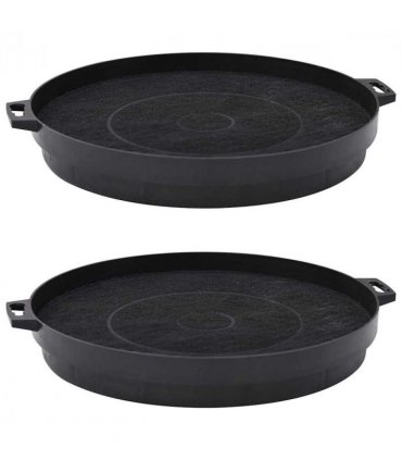 vidaXL Range Hood Charcoal Filters 2 pcs 210 mm