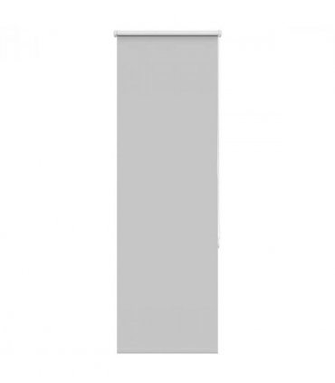 vidaXL Roller Blind Blackout Light Grey 45x150 cm Fabric Width 40.7 cm Polyester