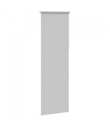 vidaXL Roller Blind Blackout Light Grey 45x150 cm Fabric Width 40.7 cm Polyester
