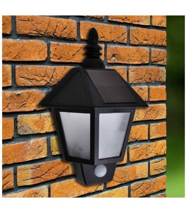 vidaXL Solar Wall Lamp with Motion Sensor 2 pcs