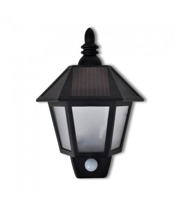 vidaXL Solar Wall Lamp with Motion Sensor 2 pcs