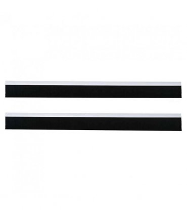 vidaXL Self-adhesive Door Brush Seals 2 pcs White 100 cm