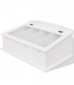 vidaXL Cutlery Tray MDF White Baroque Style