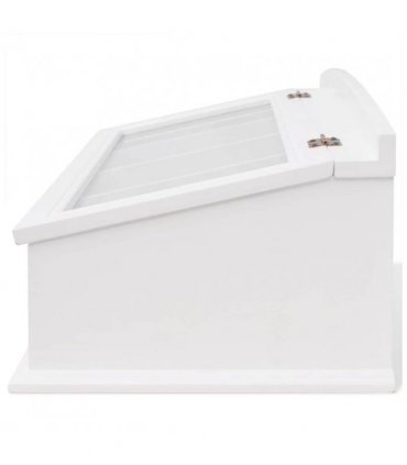vidaXL Cutlery Tray MDF White Baroque Style