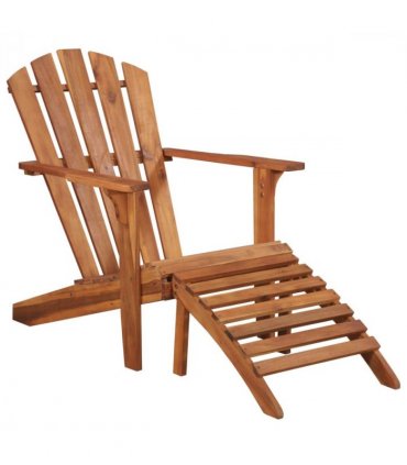 vidaXL Garden Chair | Brown | Solid acacia wood | Standard | Foldable