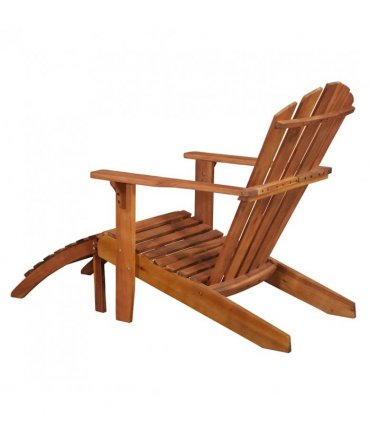 vidaXL Garden Chair | Brown | Solid acacia wood | Standard | Foldable