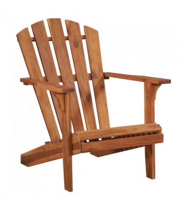 vidaXL Garden Chair | Brown | Solid acacia wood | Standard | Foldable