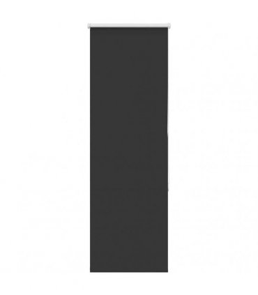 vidaXL Roller Blind Blackout Black 45x175 cm Fabric Width 40.7 cm Polyester