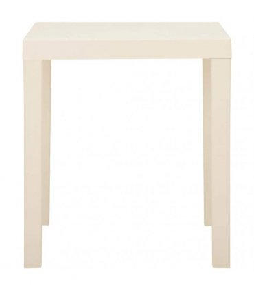 vidaXL Garden Table White 79x65x72 cm Plastic