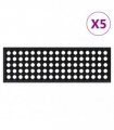 vidaXL Stair Treads 5 pcs 25x75 cm Rubber