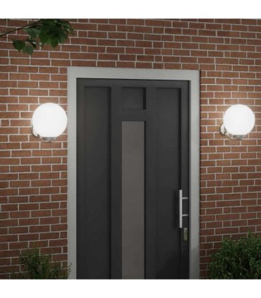 vidaXL Outdoor Wall Light 2 pcs Silver 29 x 25 x 33 cm