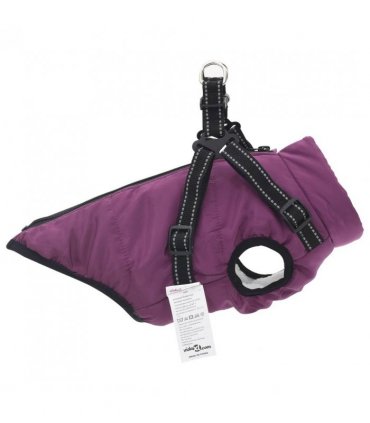 vidaXL Dog Coat Purple L40