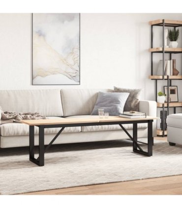 vidaXL Coffee Table Legs O-Frame 140x30x43 cm Steel