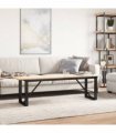 vidaXL Coffee Table Legs O-Frame 140x30x43 cm Steel