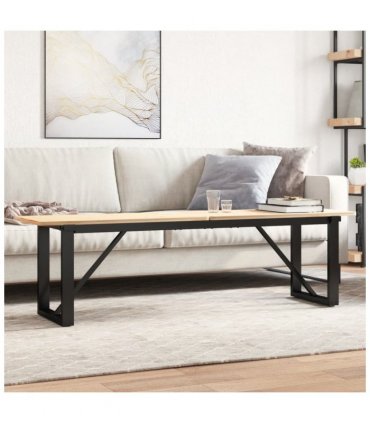 vidaXL Coffee Table Legs O-Frame 140x30x43 cm Steel