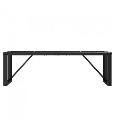 vidaXL Coffee Table Legs O-Frame 140x30x43 cm Steel
